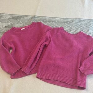 Sparkley knit Gap sweaters 2T and 3T